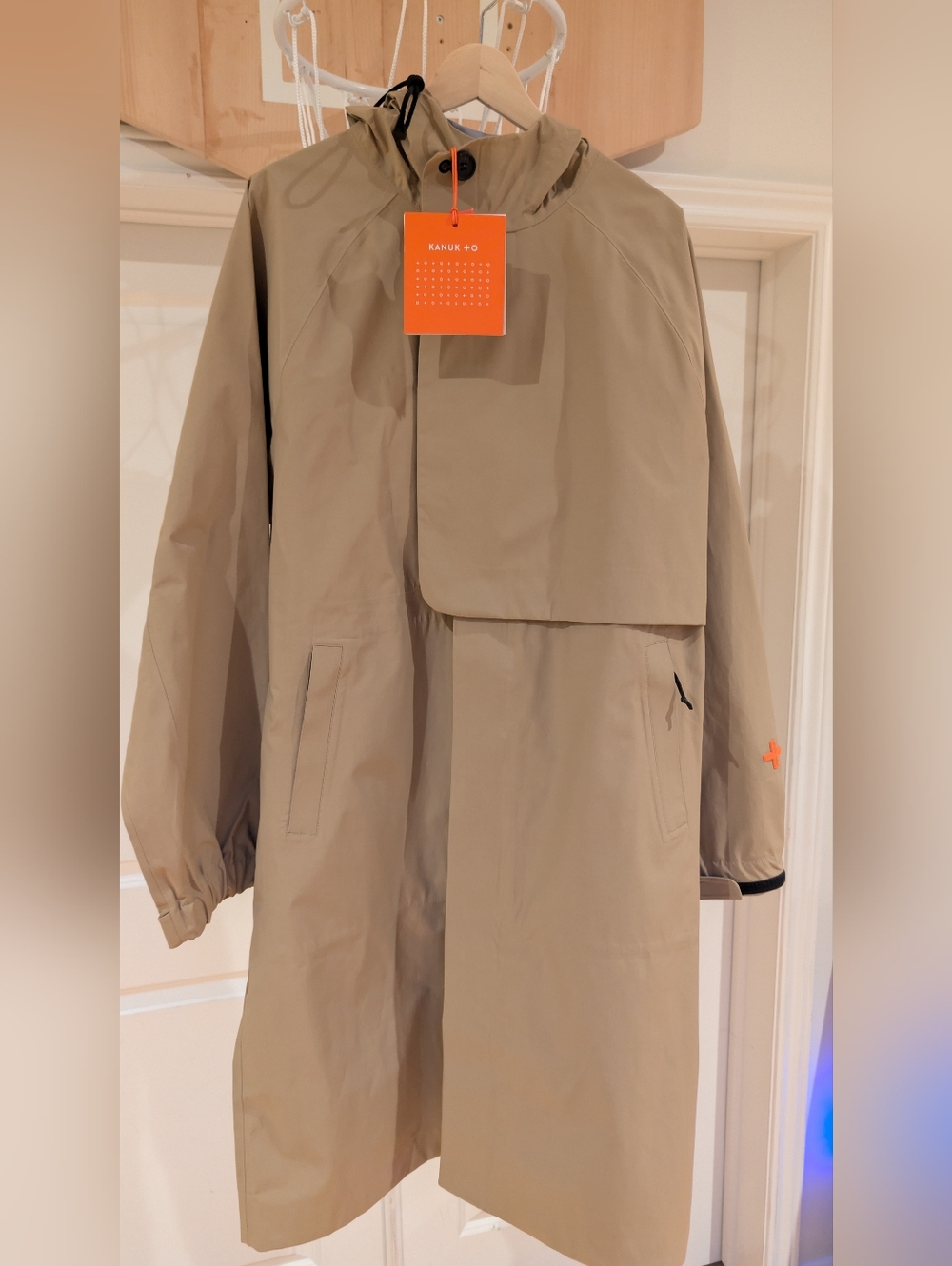Kanuk Men's Epsom Parka Trench in Beige - Size L